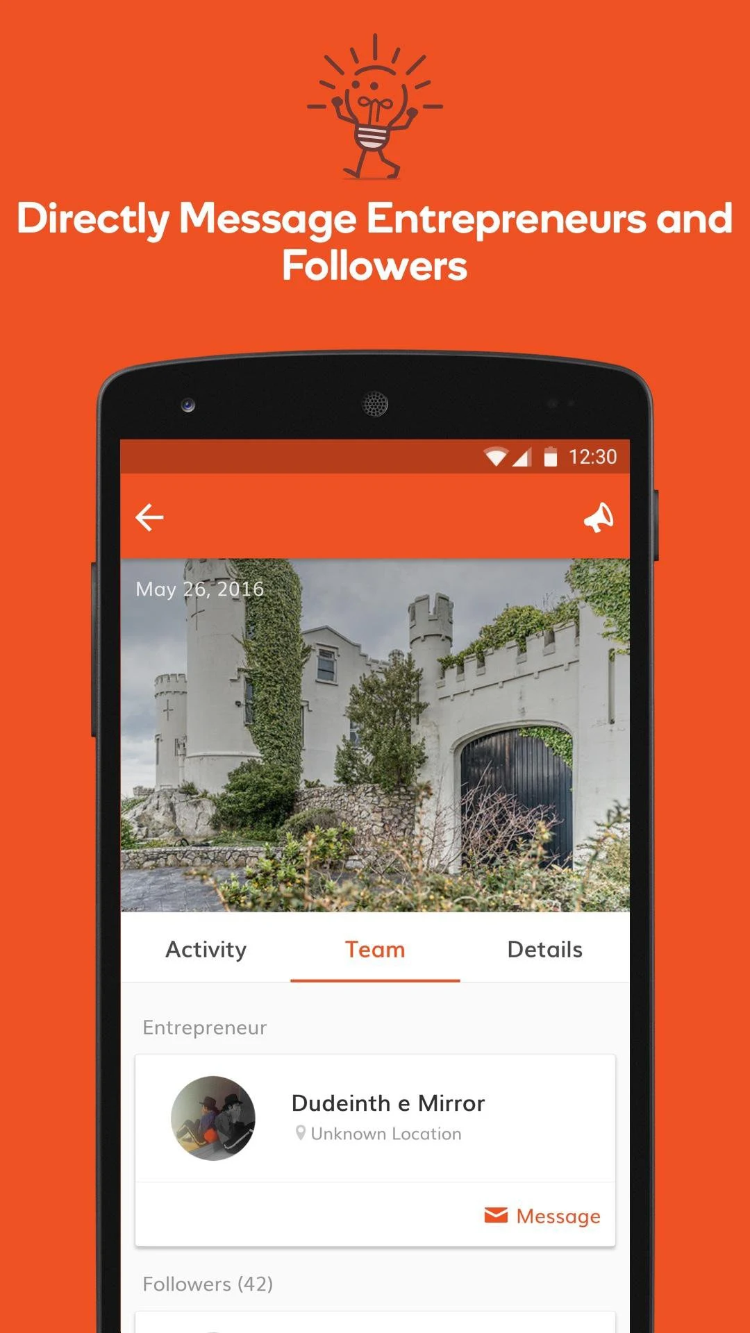 Flare - Share Business Ideas screenshot