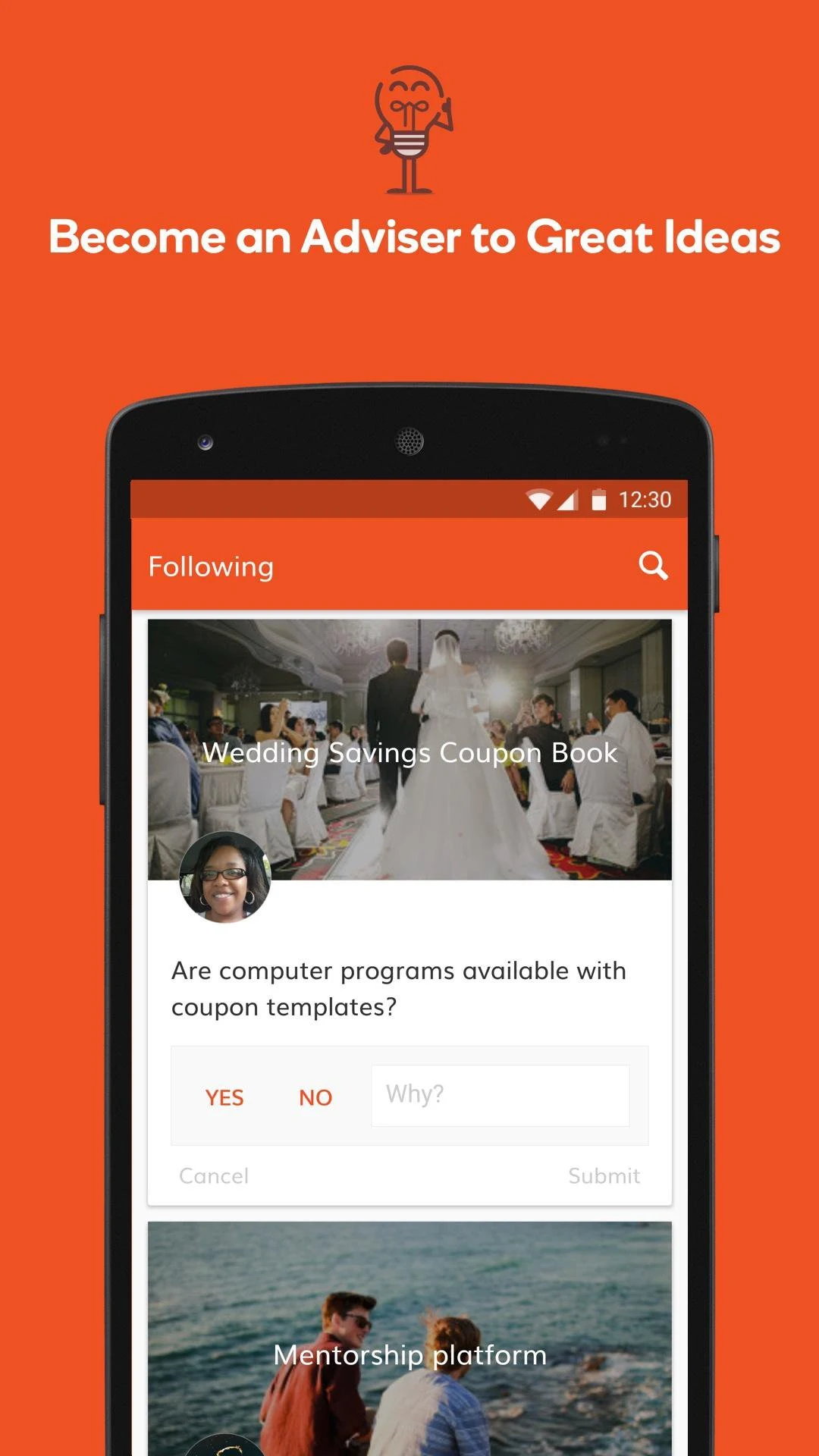 Flare - Share Business Ideas screenshot